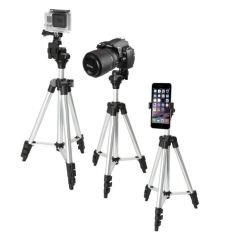 Telefon ve Kamera Tutucu Tripot Ayak 140 cm (Telefon Tutuculu)