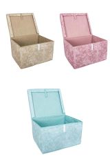 BUFFER® Eşya Düzenleyici Organizer Cırt Cırt Kapaklı Mini Boy Sandık
