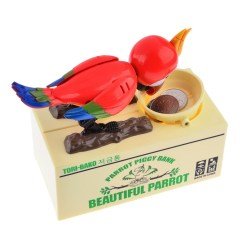 BUFFER® Parrot Piggy Bank Para Yiyen Papağan Kumbara
