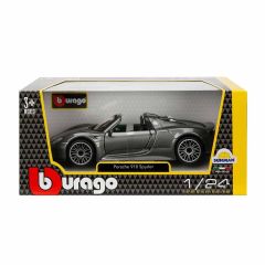 Bburago 1:24 Porsche 918 Spyder Model Araba