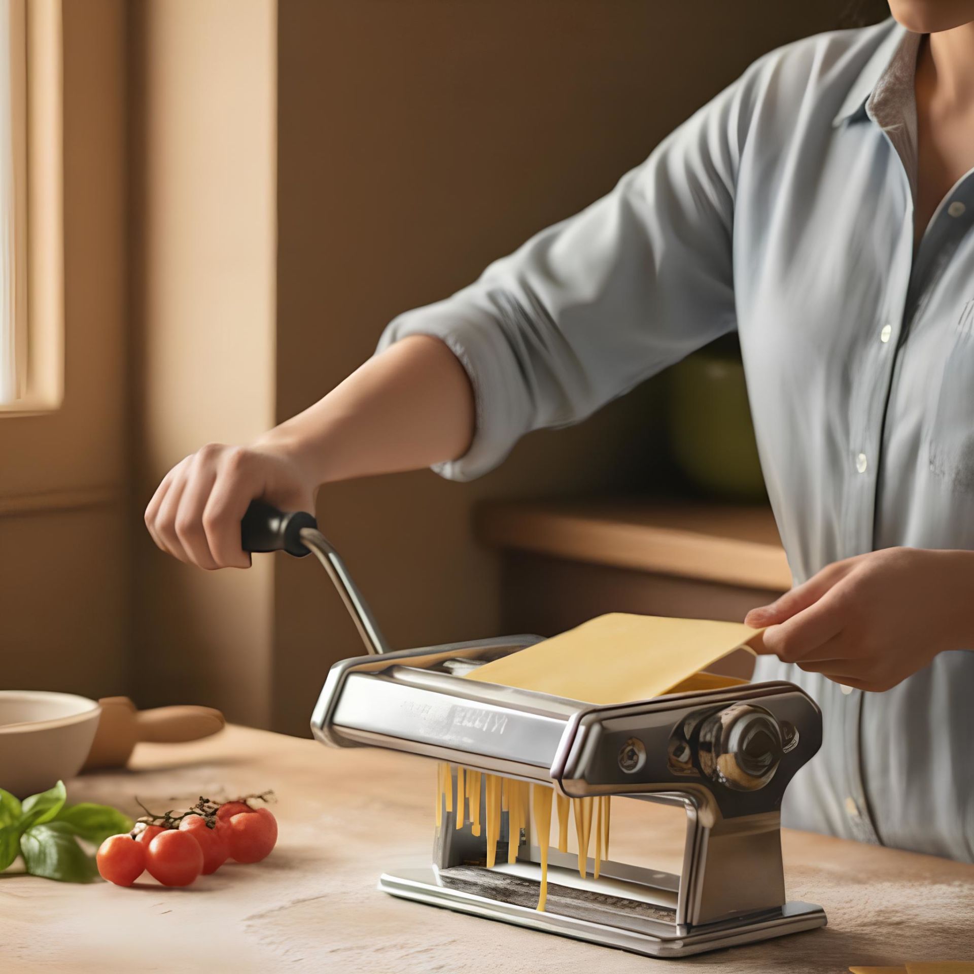 Tuğra Çelik Erişte ve Makarna Makinası 180 mm Büyük Boy