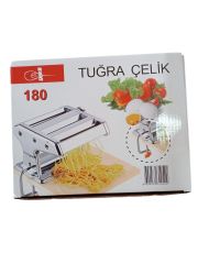 Tuğra Çelik Erişte ve Makarna Makinası 180 mm Büyük Boy