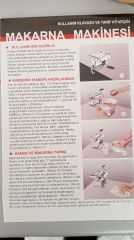 Tuğra Çelik Erişte ve Makarna Makinası 180 mm Büyük Boy