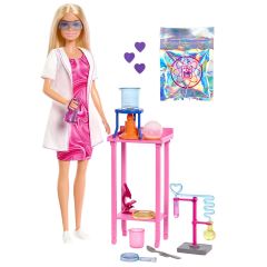 JCR70 Barbie Kariyer Oyun Setleri - Bilim Uzmanı ve Aksesuarları