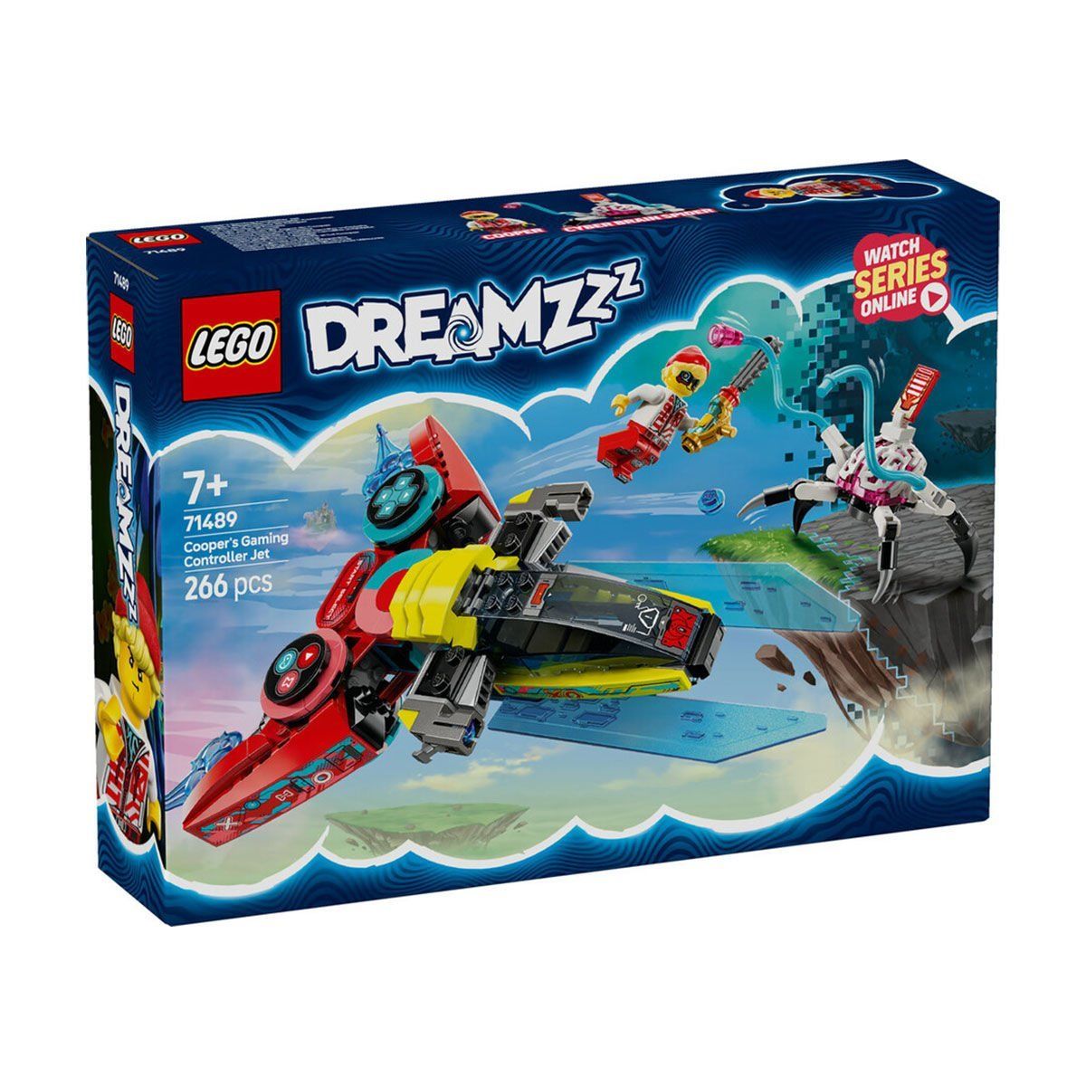 71489 Lego DREAMZzz Cooper'ın Oyun Kumandası Jeti 266 parça +7 yaş