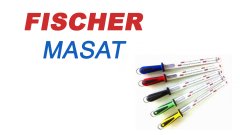 Fischer Bargoin I245R Oval Masat No:12 30 cm  Renkli Saplı