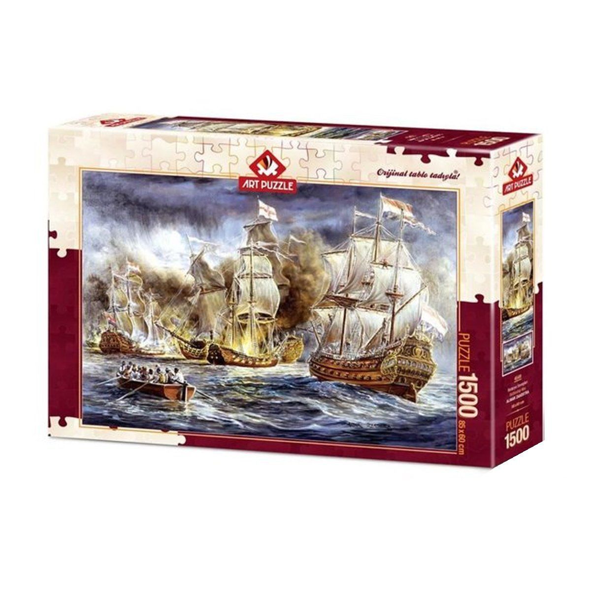 4549 Art Puzzle Savaş Gemileri Savaşı - Batarya Savaşları 1500 parça Puzzle / +15 yaş