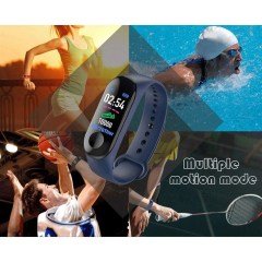 BUFFER® M3 Akıllı Bileklik Nabız ve Adım Ölçer