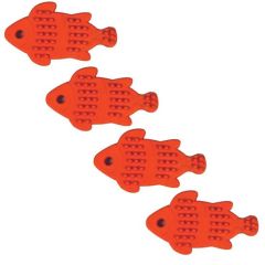BUFFER®  Şişman Balık Şekilli Tırtıklı Evcil Hayvanlar İçin Diş Kaşıma Çiğneme Oyuncağı