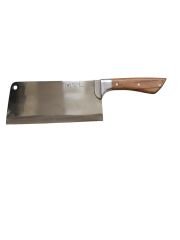 Cumhur Çelik Ecco 61920 Satır, Kurban Et Kemik Parçalama Satırı, Paslanmaz, Ahşap Sap