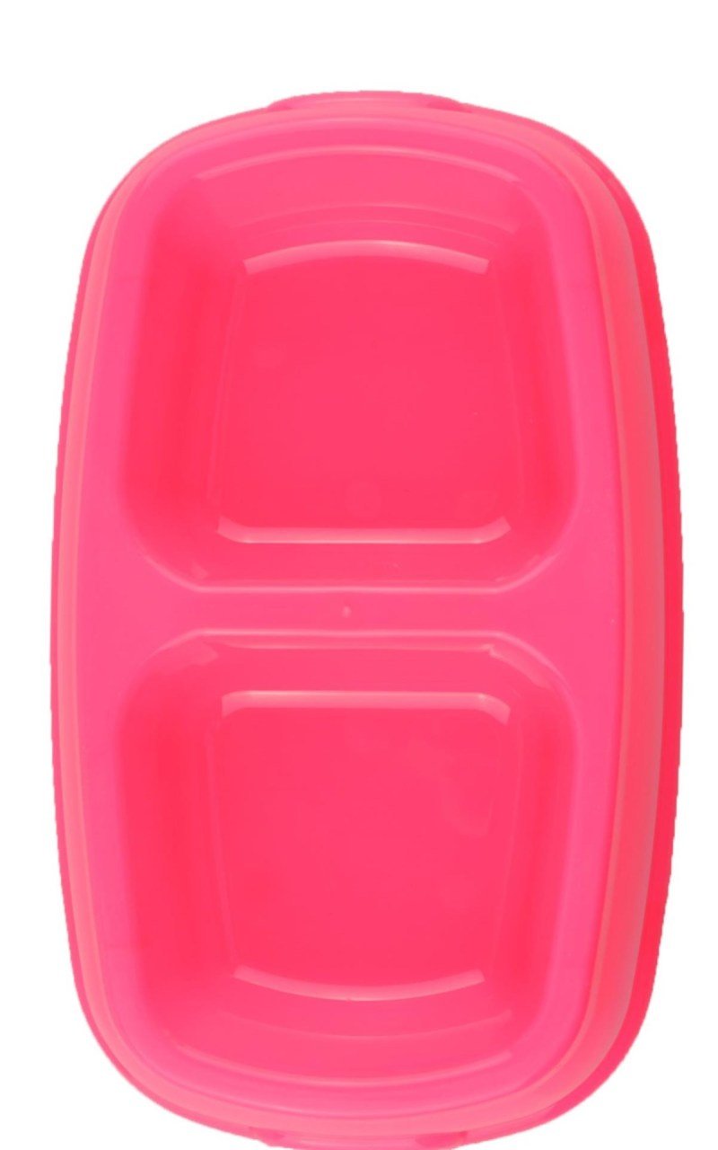 BUFFER® İkili Mama Kabı (Pembe)