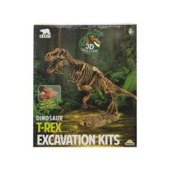 Crazoo 3D Fosil Kazı Seti: Dinozor T-Rex
