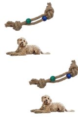 BUFFER® Diş Kaşıma İpi Köpek Oyuncağı Diş Güçlendirme Temizleme İpi Köpek Oyun Halatı