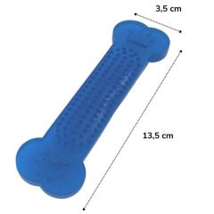 BUFFER®  Tırtıklı Yüzey Köpek Diş Kaşıma Kemiği Plastik Kemik Diş Temizleme Oyuncağı