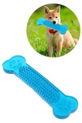 BUFFER®  Tırtıklı Yüzey Köpek Diş Kaşıma Kemiği Plastik Kemik Diş Temizleme Oyuncağı