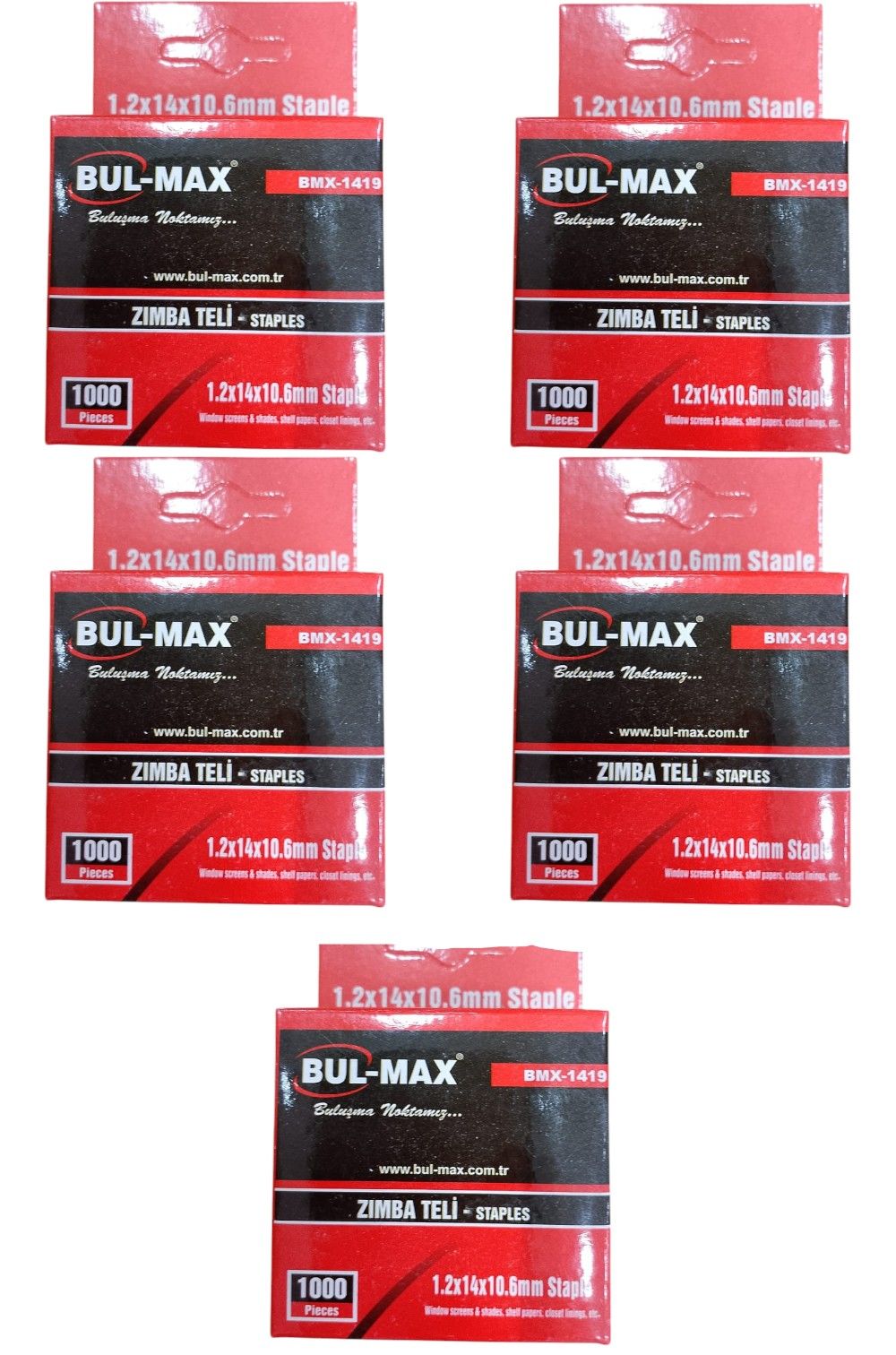 Bulmax 14 Mm Zımba Telı Bmx-1419 (5 Paket Gönderilir)