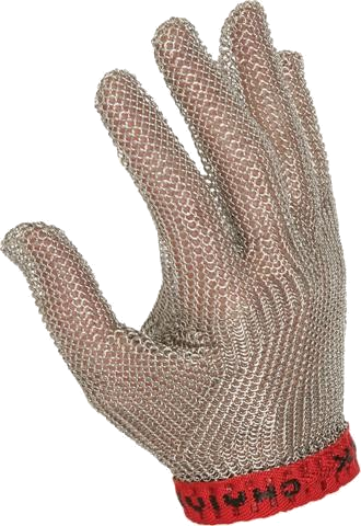 Honeywell Chainex Kesilmez Çelik Örgü Eldiven No:3 Medium Kırmızı