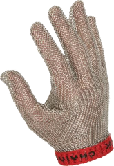 Honeywell Chainex Kesilmez Çelik Örgü Eldiven No:3 Medium Kırmızı