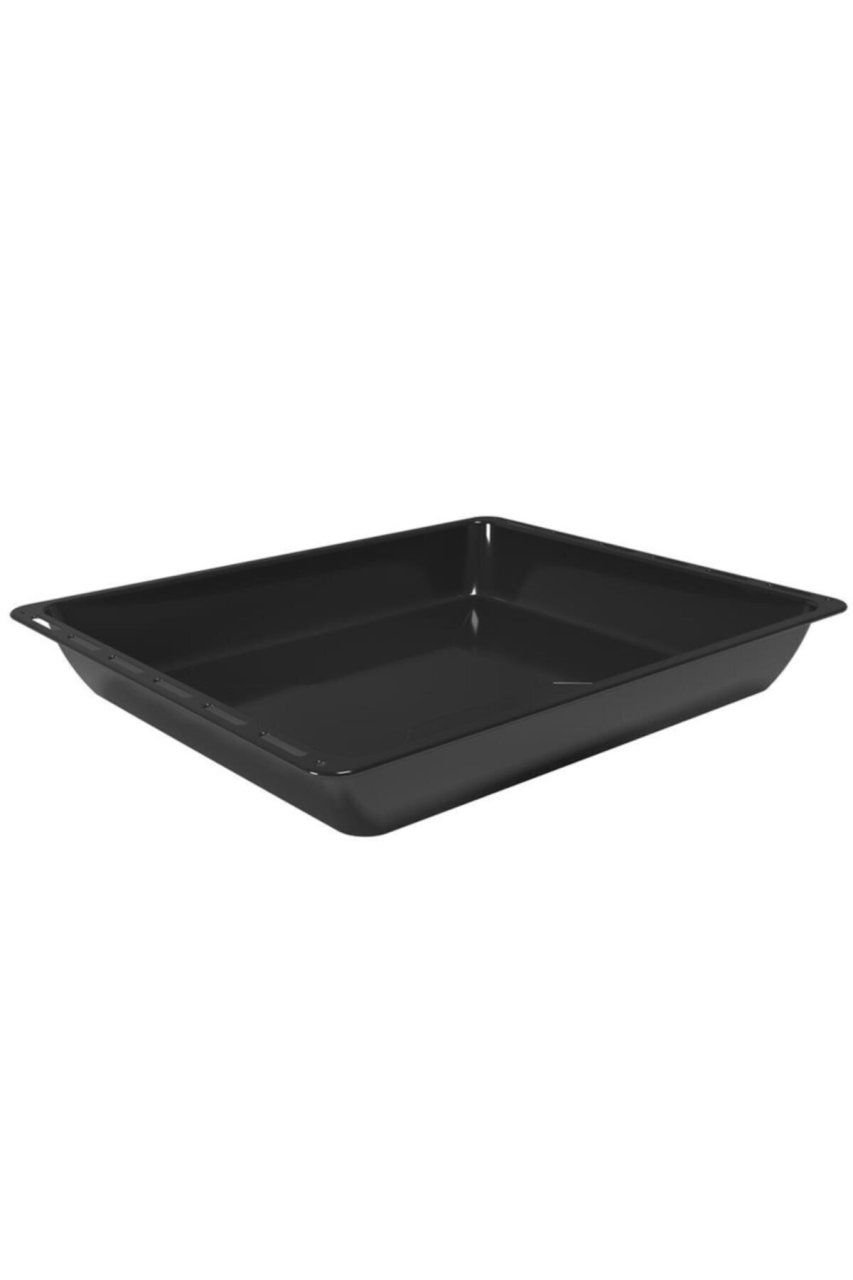 Nüsse 37x27x5 cm Emaye Fırın Tepsisi Siyah Derin Dikdörtgen Midi Boy