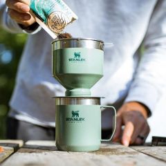 Stanley Klasik Brew Pour Over Paslanmaz Çelik Kahve Demleyici Siyah