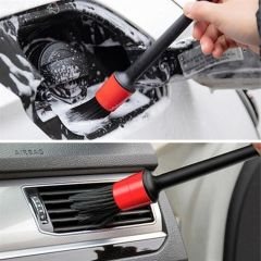 BUFFER® 5+1 Yumuşak Kıllı İç+Dış Temizlik Oto Fırça Seti+Açılıp Kapanan Oto Temizlik Fırçası