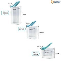 BUFFER® 3lü Erzak Saklama Kabı 2400 X 1700 X 1200 Ml - AK621