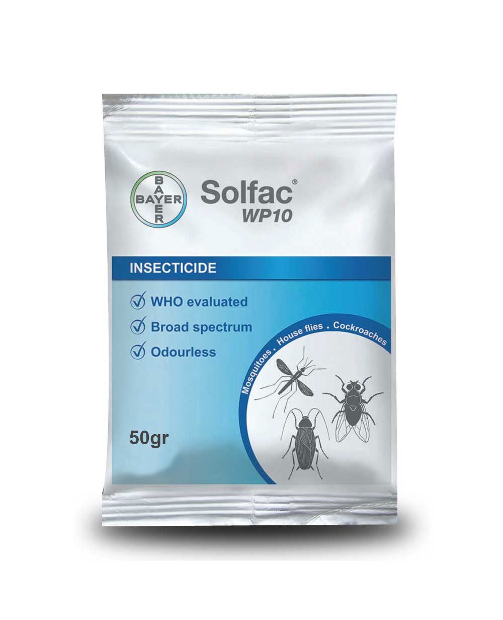 Bayer Solfac WP 10 Sinek Sivrisinek İlacı 50gr