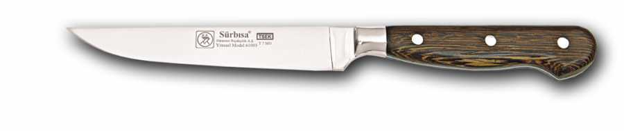 Sürbisa 61003-YM Yöresel Mutfak Bıçağı Ahşap Sap 12,5 cm