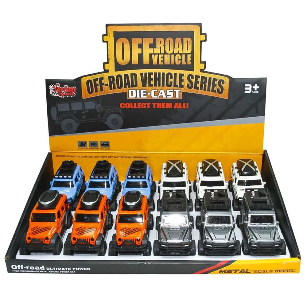 36141C ÇEKBIRAK 1:36 METAL SPOR JEEP -VRD