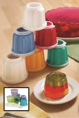 BUFFER® 2 Adet Çiçek Şekilli Plastik Jole Muhallebi Şekillendirici Kalıp
