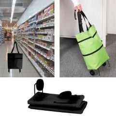 Tekerlekli Pratik Elde Taşınabilir Portatif Kolay Taşınan Pazar Arabası