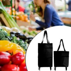 Tekerlekli Pratik Elde Taşınabilir Portatif Kolay Taşınan Pazar Arabası