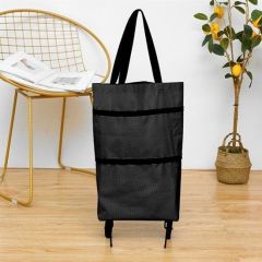 Tekerlekli Pratik Elde Taşınabilir Portatif Kolay Taşınan Pazar Arabası