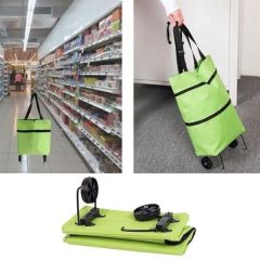 Tekerlekli Pratik Elde Taşınabilir Portatif Kolay Taşınan Pazar Arabası