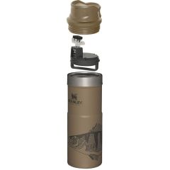 Stanley Klasik Trigger-Action Termos Bardak 0.47 Lt 0,47 LT - Kahverengi