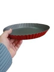 Esnek Teflon Tart Kalıbı Hafif Kek Turta Kalıp 26 cm ithal Turkuaz
