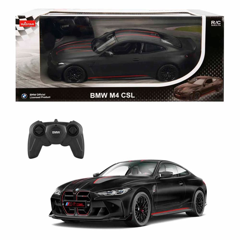 Rastar R/C 1/16 F/F BMW M4 CSL 2.4GHZ SİYAH Uzaktan Kumandalı