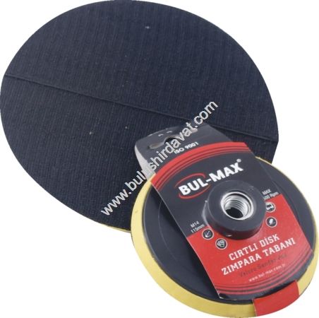 Bulmax 180mm Cırtlı Dısk Zımpara Tabanı Bmx-319 (10 Adet Gönderilir)
