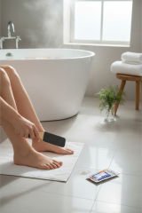 2'li Set Ayakkabı Koku Giderici + Ahşap Saplı Topuk Törpüsü Nasır Zımparası 22x4,5cm