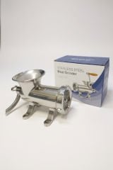 12'lik Paslanmaz Çelik Kıyma Makinesi Kollu – Dayanıklı ve Hijyenik Makina