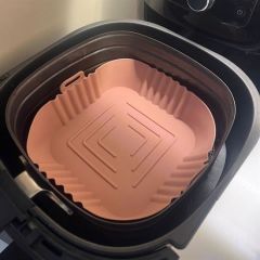 BUFFER® 50 Adet Tek Kullanımlık Pişirme Kağıdı Deliksiz Düz Ve Kare Model Vizon Pişirme Matı 20Cm