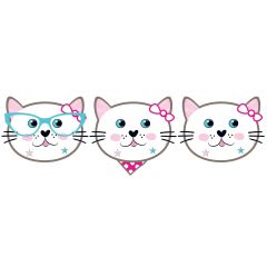TMC9820 Miss Cat, 6 adet Maske