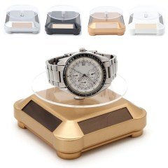 BUFFER® Güneş Enerjili Solar 360 Derece Dönen Vitrin Stand Döner Tabla