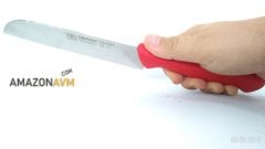 Sürmene Sürbisa 61195 Santoku Şef Bıçağı Kırmızı 19cm