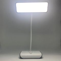 BUFFER® Şarjlı Oynar Esnek Başlıklı Dokunmatik 3 Farklı Modda Yanan Kaymaz Taban LED Masa Lambası