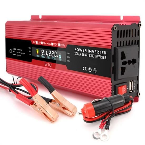 BUFFER® 2000 Watt Taşınabilir Araç İçin Güç İnvertörü Şarj Dönüştürücü Adaptör