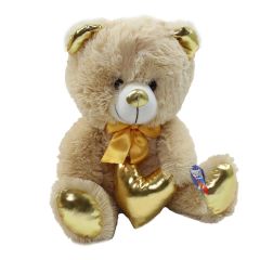 62501 Parlak Kalpli Peluş Ayı 40 cm