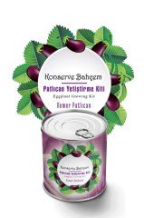BUFFER® Konserve Bahçem Evde Konservede  Kemer PatlıcanYetiştirme Kiti