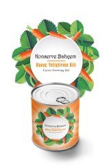 BUFFER® Konserve Bahçem Evde Konservede Havuç Yetiştirme Büyütme Kiti