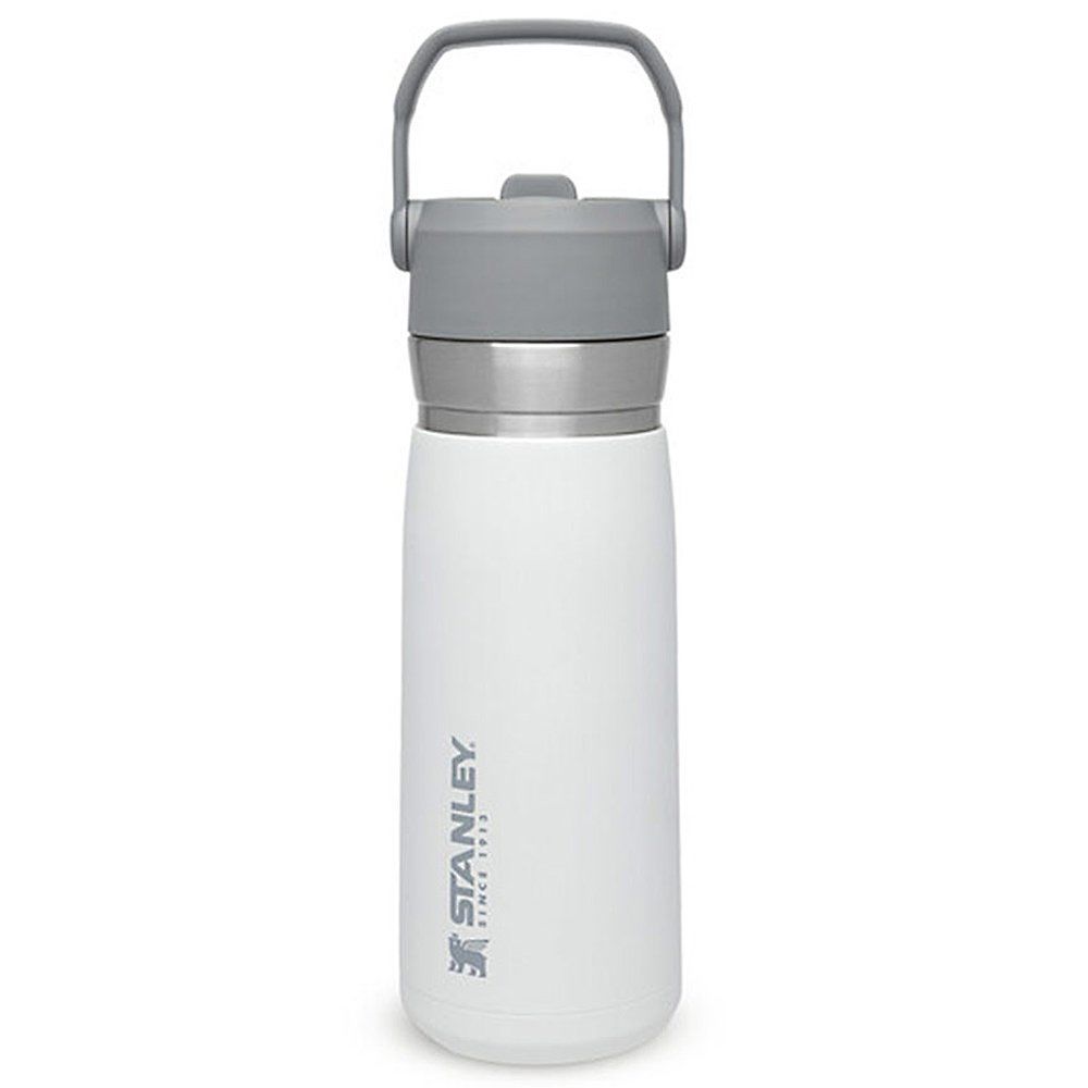 Stanley GO Iceflow Pipetli Paslanmaz Çelik Soğuk Su Termosu 0.65 LT 0,65 LT - Beyaz